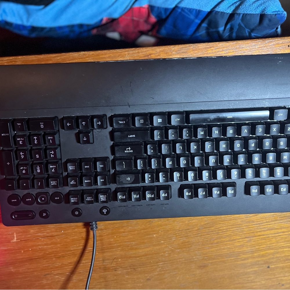 Logitech Black Wired Keyboard